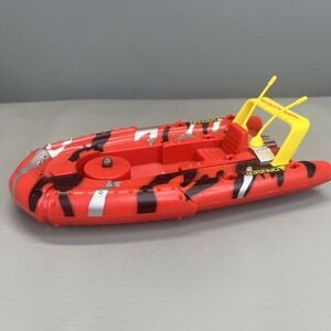 Lanard The Corps RIB Boat Raft Red Marauders About 8 3/4"